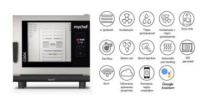 Пароконвектомат электрический Distform Mychef Cook Up 6 GN 1/1